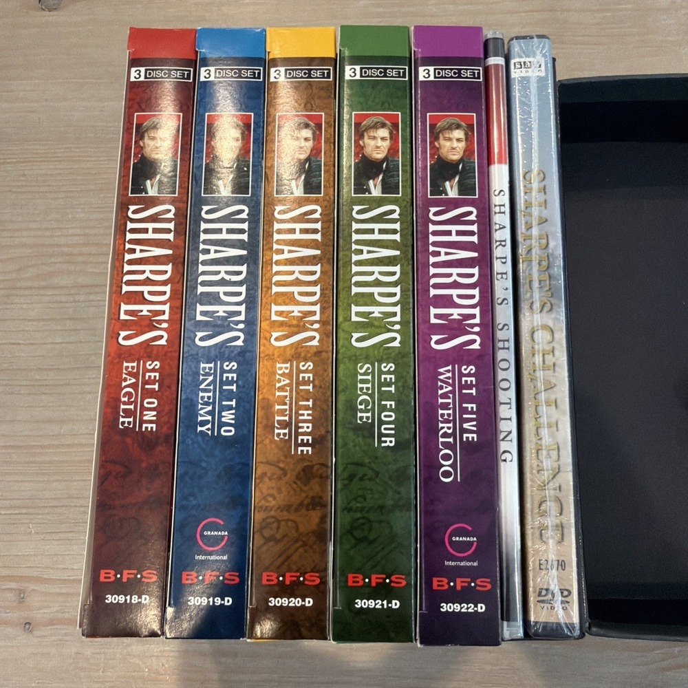 Sharpe's Series Sharpe Box Set With Map (17) Discs No Letter Opener - Picture 4 of 5